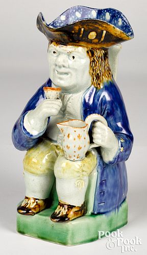 Staffordshire toby pitcher, ca. 1800