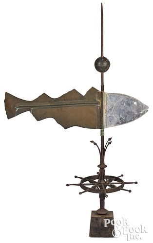 Fish weathervane, 19th c.