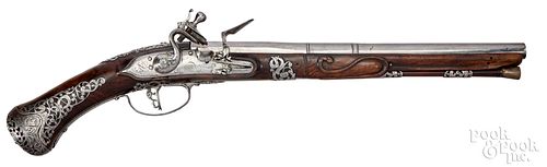 Lazarino Cominazzo Brescian flintlock pistol