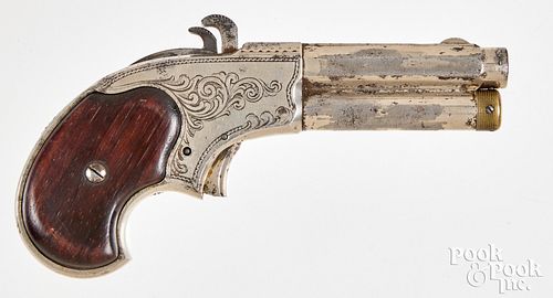 Remington Rider nickel plated magazine pistol