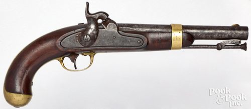 H. Aston contract model 1842 percussion pistol