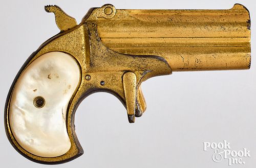 Remington double Derringer over and under pistol