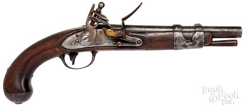 Simeon North model 1816 flintlock pistol