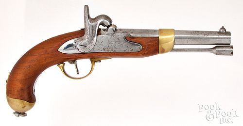 French model 1822 percussion pistol