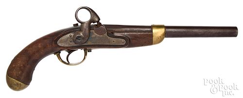 Dutch model 1848 ring hammer percussion pistol