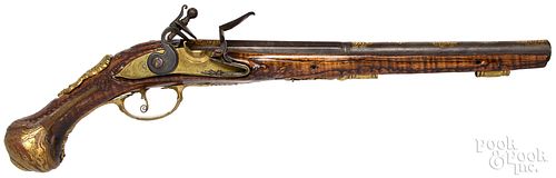 Italian flintlock holster pistol