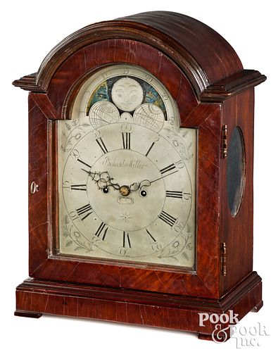 Rare American bracket clock, ca. 1810