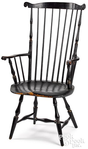 Philadelphia combback Windsor armchair, ca. 1775