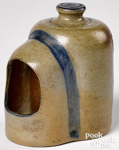 Small stoneware feeder, 19th c.