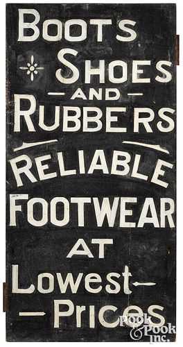 Painted trade sign, early 20th c.