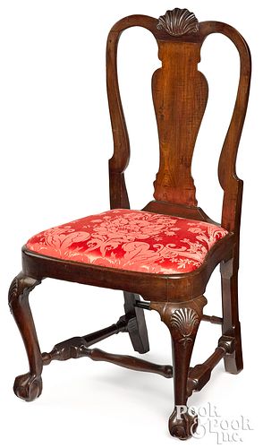 Rhode Island Chippendale mahogany dining chair