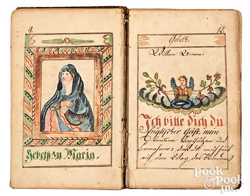 Unusual German script prayer book, ca. 1800