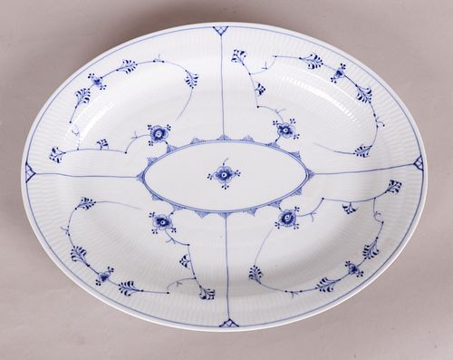 
A Royal Copenhagen Plain Lace Serving Platter