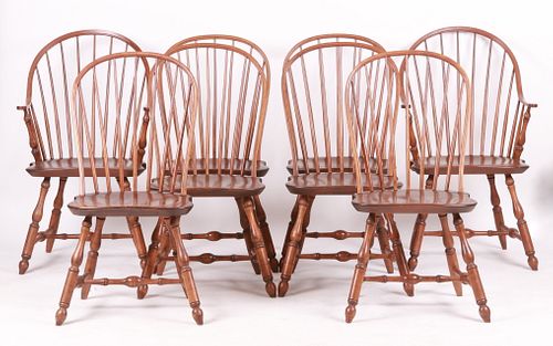 Drew Lausch, Eight Reproduction Windsor Chairs