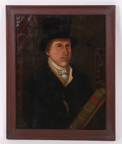 Early American Style Portrait Of A Gentleman
