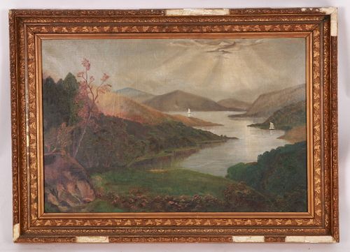 Hudson River School, Oil on Canvas