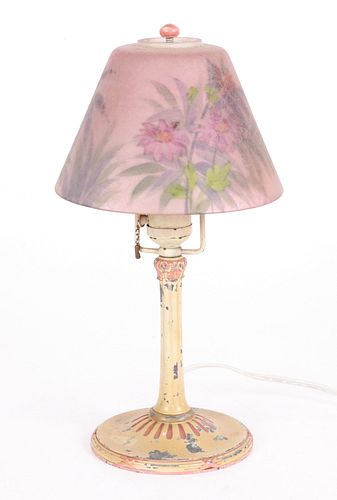 A Handel Reverse Painted Lamp