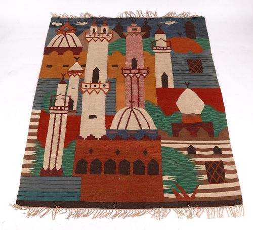Egyptian Ramses Wissa Wassef School Tapestry
