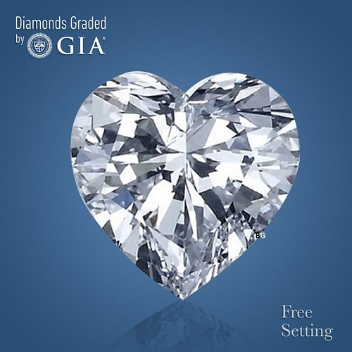 1.51 ct, D/VS1, Heart cut GIA Graded Diamond. Appraised Value: $46,300 