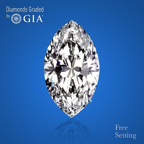 3.30 ct, D/VVS1, Type IIa Marquise cut GIA Graded Diamond. Appraised Value: $301,100 