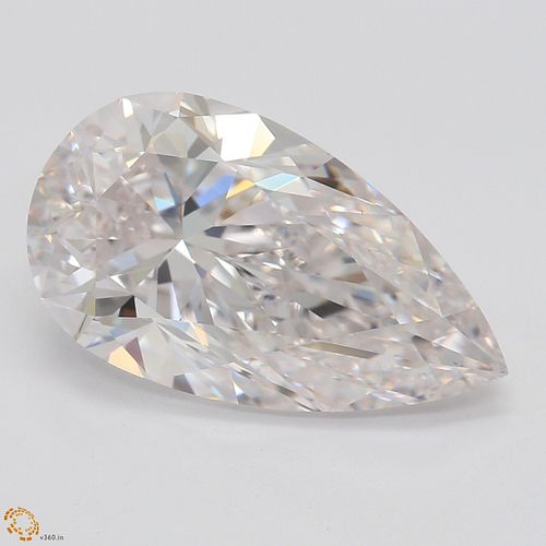 3.01 ct, Natural Faint Pink Color, VS1, Pear cut Diamond (GIA Graded), Appraised Value: $678,400 