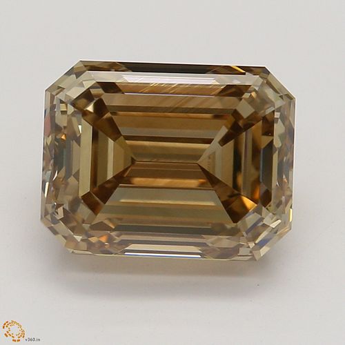2.00 ct, Natural Fancy Dark Orange Brown Even Color, VS1, Emerald cut Diamond (GIA Graded), Appraised Value: $25,700 