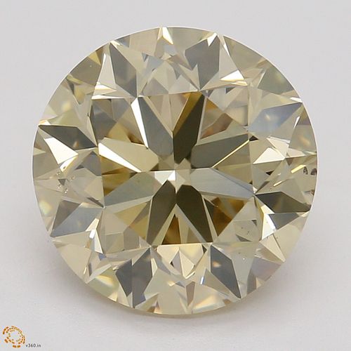 2.50 ct, Natural Fancy Light Brown Even Color, SI1, Round cut Diamond (GIA Graded), Appraised Value: $27,900 