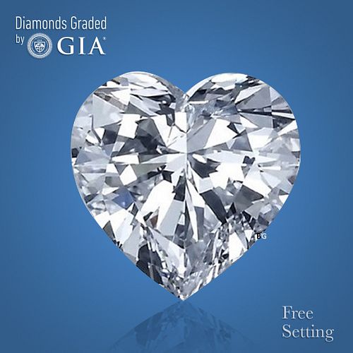 1.51 ct, F/VS1, Heart cut GIA Graded Diamond. Appraised Value: $41,500 