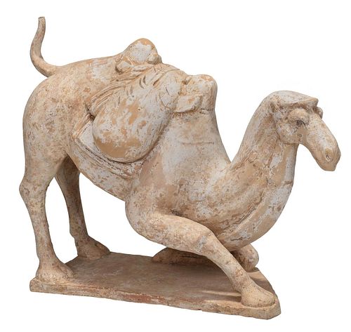 Early Chinese Pottery Model of a Camel