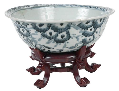 Chinese Blue and White Swatow Bowl