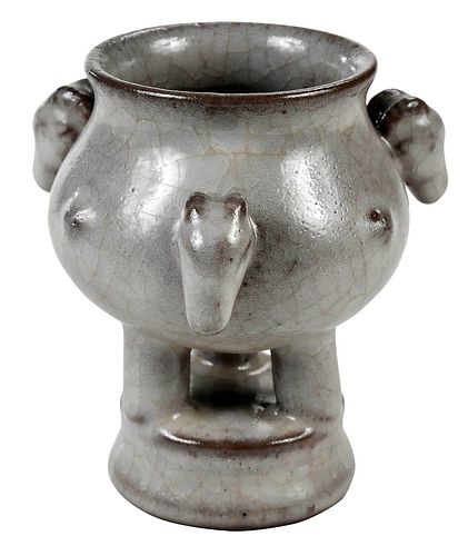 Chinese Yue Style Horse Head Incense Burner