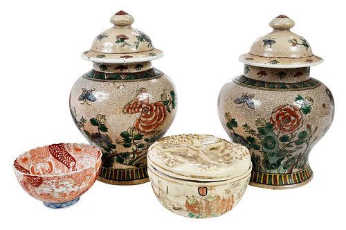 Four Pieces of Chinese and Japanese Ceramics