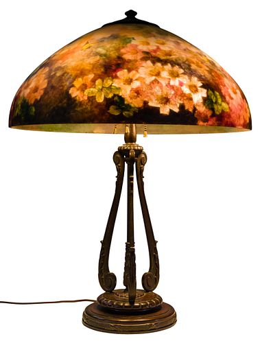 Handel Glass Shade Table Lamp