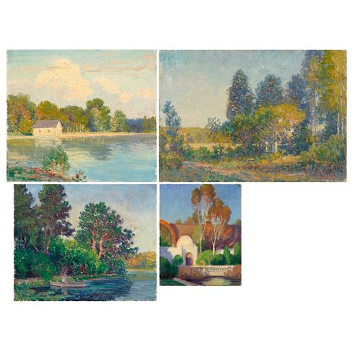 Albert Schmidt, Four Landscapes