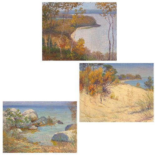 Albert Schmidt, Three Seascapes