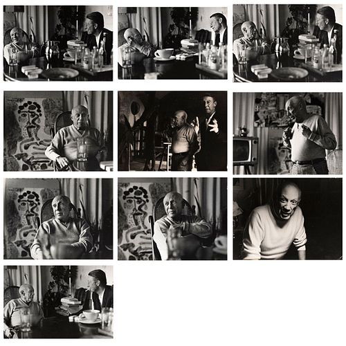 ARIETLE FRIEDEN, Pablo Picasso, Sin firma, Plata / gelatina, 17.6 x 23.6 cm 25.5 cm, Piezas: 10