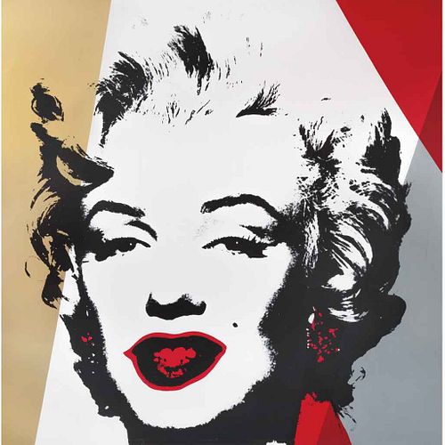 ANDY WARHOL. II.37: Marilyn Monroe, Con sello en la parte posterior. Serigrafía 943 / 2000. 91.4 x 91.4 cm. Con certificado.