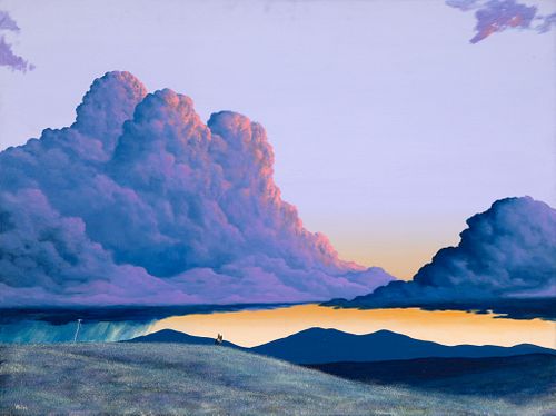 Donald Brewer [Wakpa], Untitled (Morning Clouds)