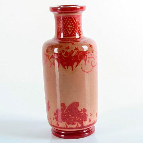 Bernard Moore Antique Flambe Fairy Tale Vase