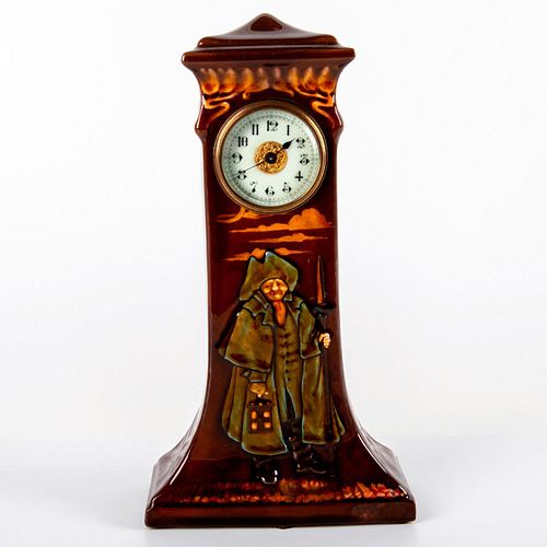 Royal Doulton Kingsware Case Clock, Night Watchman