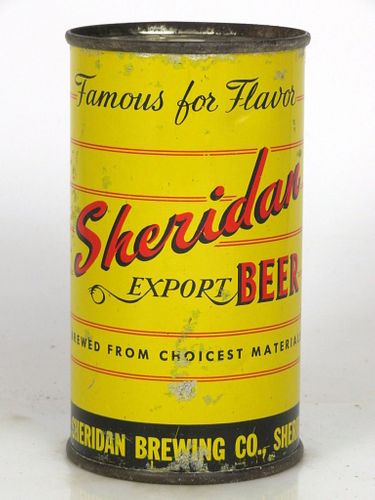 1950 Sheridan Export Beer 12oz 133-02 Sheridan Wyoming