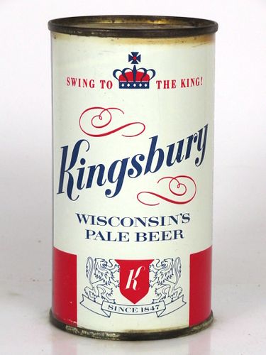 1961 Kingsbury Beer 12oz 88-10.1 Sheboygan Wisconsin
