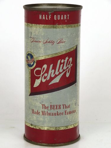 1954 Schlitz Beer 16oz One Pint Unpictured Milwaukee Wisconsin