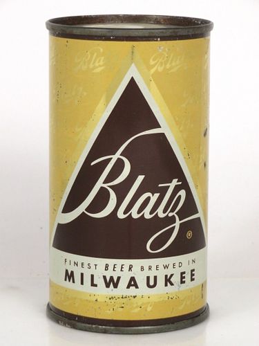 1953 Blatz Beer 12oz 39-18 Milwaukee Wisconsin