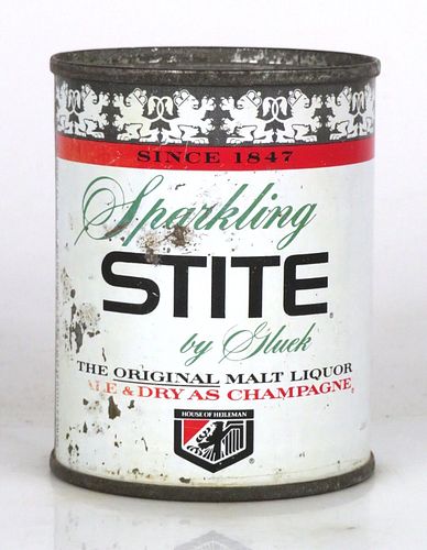 1968 Sparkling Stite Malt Liquor 8oz 241-12 La Crosse Wisconsin