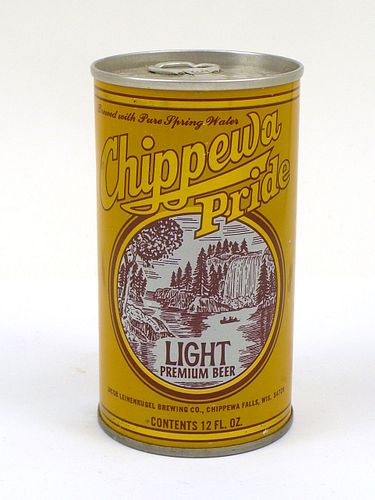1976 Chippewa Pride Beer 12oz T55-16 Chippewa Falls Wisconsin