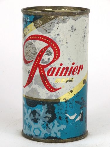 1958 Rainier Jubilee Beer 11oz 118-16 VSpokane Washington