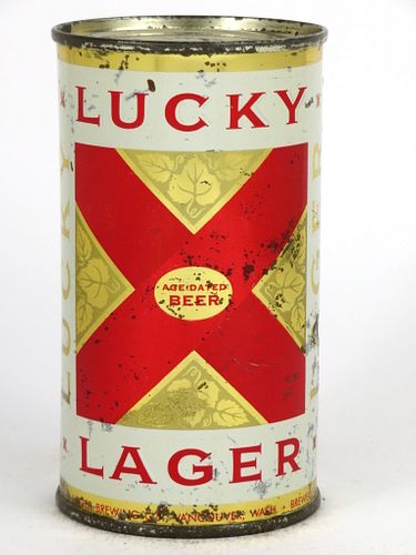 1959 Lucky Lager Beer 12oz 94-02.1 Vancouver Washington