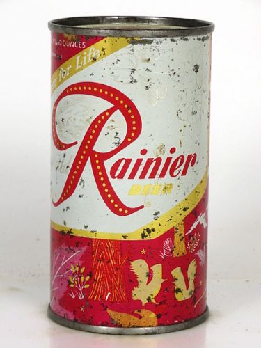 1956 Rainier Jubilee Beer 12oz Spokane Washington