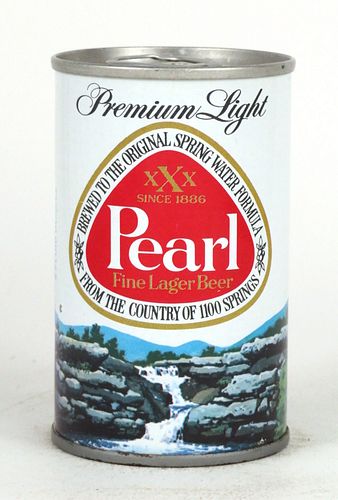 1975 Pearl Fine Lager Beer 8oz T29-16 San Antonio Texas